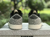 Authentic Air Jordan 1 Low GS “Black Cement”