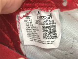 Authentic Air Jordan 1 Low OG White/Black/Red