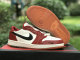 Authentic Air Jordan 1 Low OG White/Black/Red