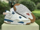 Authentic Nike SB x Air Jordan 4 White/Light Blue