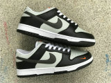 Authentic Nike Dunk Low Grey/Black/Orange