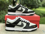 Authentic Nike Dunk Low Grey/Black/Orange