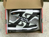 Authentic Nike Dunk Low Grey/Black/Orange