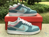 Authentic Nike Dunk Low Blue/Pink/Grey/Black