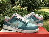 Authentic Nike Dunk Low Blue/Pink/Grey/Black