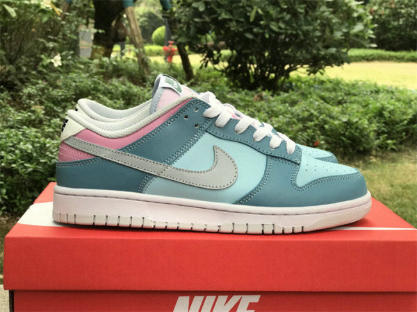 Authentic Nike Dunk Low Blue/Pink/Grey/Black