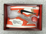 Authentic Off White x Air Jordan 1 Low Orange