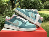 Authentic Nike Dunk Low Blue/Pink/Grey/Black