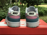 Authentic Nike Dunk Low Blue/Pink/Grey/Black