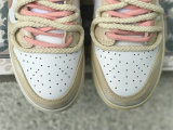 Authentic Nike Dunk Low White/MTLC RED BRONZE