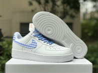 Authentic Nike Air Force 1 Low “BLUE GINGHAM”