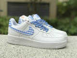 Authentic Nike Air Force 1 Low “BLUE GINGHAM”