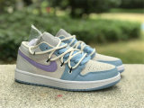 Authentic Air Jordan 1 Low University Blue/White