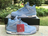 Authentic Air Jordan 4 UNC