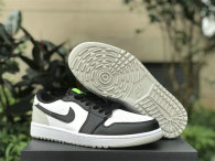 Authentic Air Jordan 1 Low GS White/Black-Phantom
