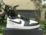 Authentic Air Jordan 1 Low White/Black-Phantom