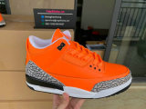 Authentic Air Jordan 3 Orange