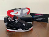 Authentic Air Jordan 4  Bred  2019