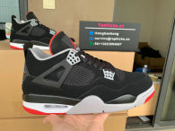 Authentic Air Jordan 4  Bred  2019
