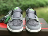 Authentic Travis Scott x Air Jordan 1 Low OG Grey/Black/Green/White