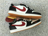 Authentic Air Jordan 1 Low Red/White