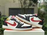 Authentic Air Jordan 1 Low Red/White