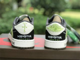 Authentic Travis Scott x Air Jordan 1 Low OG Grey/Black/Green/White