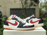 Authentic Air Jordan 1 Low Red/White