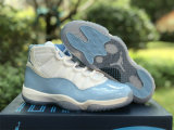 Authentic Air Jordan 11 White/Light Blue