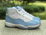 Authentic Air Jordan 11 White/Light Blue
