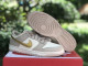Authentic Nike Dunk Low Beige/White/Gold