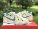 Authentic Nike Dunk Low Ice Blue/White