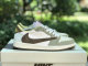 Authentic Travis Scott x Air Jordan 1 Low GS Brown/Green/White
