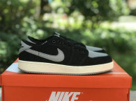 Authentic Air Jordan 1 KO Low GS “Shadow”