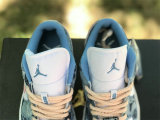 Authentic Air Jordan 1 Low GS White/Dutch Blue