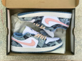 Authentic Air Jordan 1 Low GS White/Dutch Blue