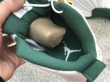 Authentic Air Jordan 12 White/Green/Gold