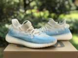 Authentic Y 350 V2 Bone/Light Blue