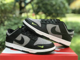 Authentic Nike Dunk Low Grey/Black/Green