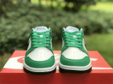 Authentic Nike Dunk Low Black/Green/White