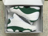 Authentic Air Jordan 13 Rerto White/Clover