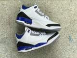 Authentic Fragment x Air Jordan 3 Blue/White/Black