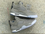Authentic Air Jordan 4 Grayness/White