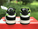 Authentic Nike Dunk Low Black/Green/White
