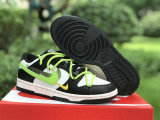 Authentic Nike Dunk Low Black/Green/White