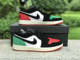 Authentic Air Jordan 1 Low “Quai 54” Black/Green