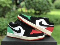 Authentic Air Jordan 1 Low “Quai 54” Black/Green