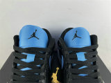 Authentic Air Jordan 1 Low Blue/White/Black
