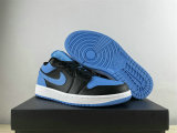 Authentic Air Jordan 1 Low Blue/White/Black