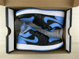 Authentic Air Jordan 1 Low Blue/White/Black